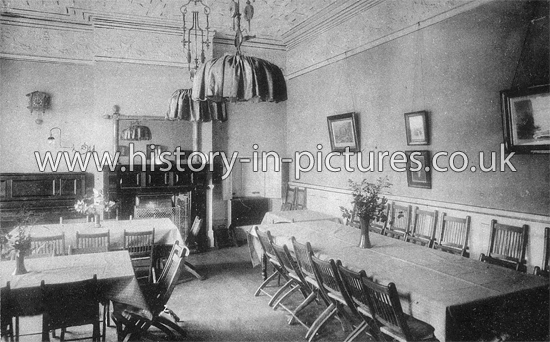 Oaklea, The Dining Room, Buckhurst Hill, Essex. c.1913
